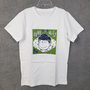 Osomatsu-san Shirt Adult Japanese One Size White Green Choromatsu Anime TShirt